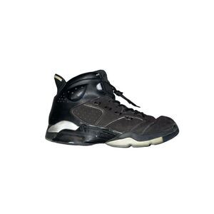 Nike Air Jordan Retro 6 Basketball Shoes Black Chrome Vintage Sneakers Mens 12